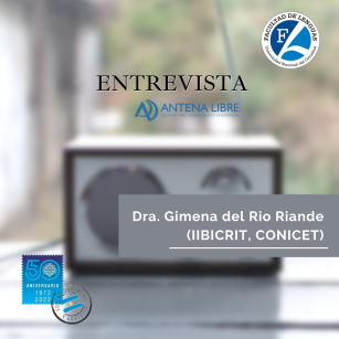 Dra. Gimena del Rio Riande (IIBICRIT, CONICET)